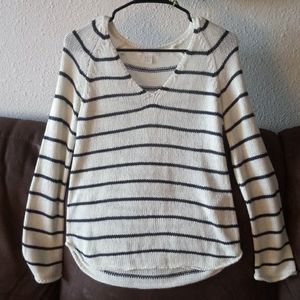 Navy blue and white H&M Sweater